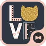 Logo of Love cat Theme android Application 