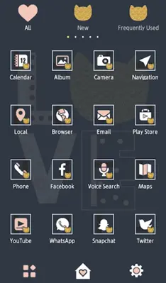 Love cat Theme android App screenshot 1
